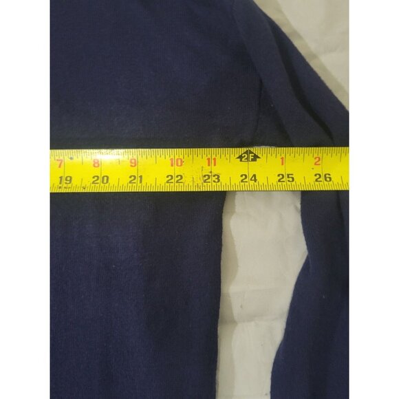 Joules Navy Size 12 Sweater Vivianna Long Sleeve Cotton Blend Boatneck Fall - Picture 9 of 11